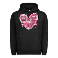 Pigment Black my valentine has paws Urban Hoodie - MaliasSmallBusiness