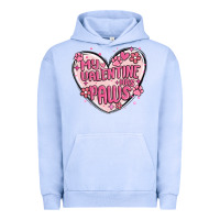 Pigment Grape Ice my valentine has paws Urban Hoodie - MaliasSmallBusiness