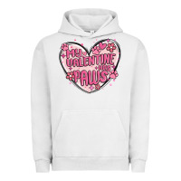 Pigment Lunar Rock my valentine has paws Urban Hoodie - MaliasSmallBusiness