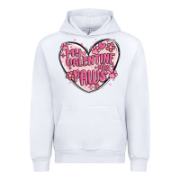 White my valentine has paws Urban Hoodie - MaliasSmallBusiness