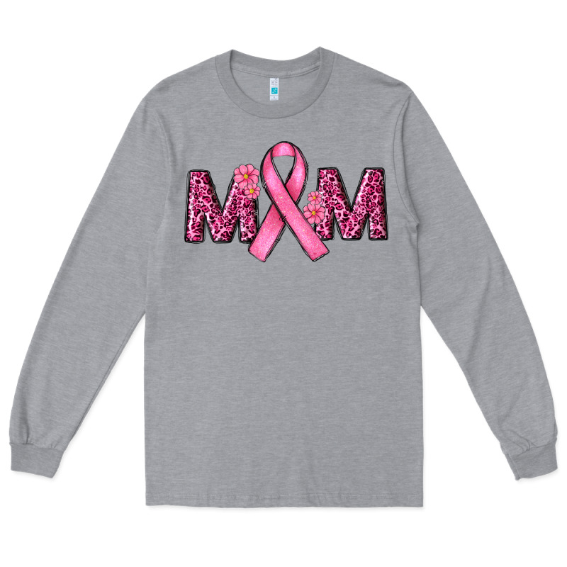 Breast Cancer Awareness Mom Long Sleeve Tee by RanaPortraitStore | Teevron