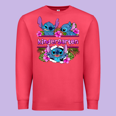 Preview Flower Stitch Kindergarten Premium Sweatshirt Designed By Adodesignshop
