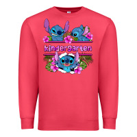 Cardinal preview flower stitch kindergarten Premium Sweatshirt - AdoDesignShop
