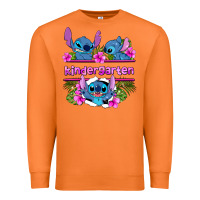 Carrot preview flower stitch kindergarten Premium Sweatshirt - AdoDesignShop