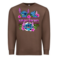 Chestnut preview flower stitch kindergarten Premium Sweatshirt - AdoDesignShop