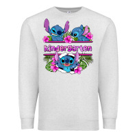 Oatmeal Heather preview flower stitch kindergarten Premium Sweatshirt - AdoDesignShop