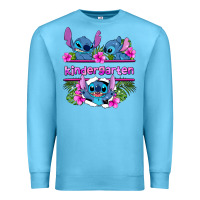 Ocean Blue preview flower stitch kindergarten Premium Sweatshirt - AdoDesignShop