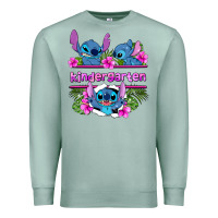 Seafoam preview flower stitch kindergarten Premium Sweatshirt - AdoDesignShop