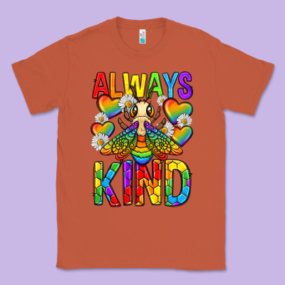 Classic Tee always bee kind pride lgbtq