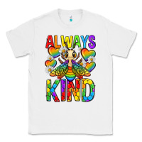 White always bee kind pride lgbtq Classic Tee - texasbilliewilder
