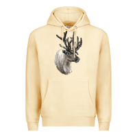Pina Colada Reindeer Buck Deer Head Premium Hoodie - LillyAllenDesigns