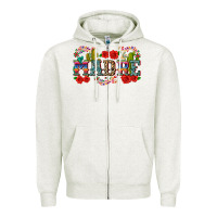 Oatmeal Heather madre Zipper Hoodie - Zillion Design Studio