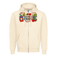 Sandshell madre Zipper Hoodie - Zillion Design Studio