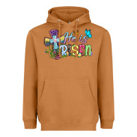 Meerkat Easter Day He is risen Heavyweight Hoodie - OliviaCreatesArt
