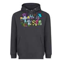 Smoke Easter Day He is risen Heavyweight Hoodie - OliviaCreatesArt