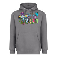 Storm Easter Day He is risen Heavyweight Hoodie - OliviaCreatesArt