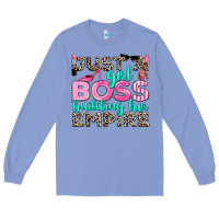 Colony Blue just a girl boss building her empire Long Sleeve Tee - texasbilliewilder