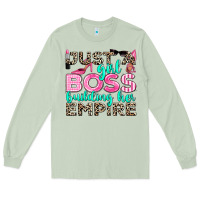 Matcha just a girl boss building her empire Long Sleeve Tee - texasbilliewilder