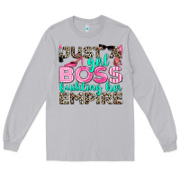 Moon Dust just a girl boss building her empire Long Sleeve Tee - texasbilliewilder