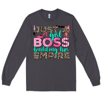 Smoke just a girl boss building her empire Long Sleeve Tee - texasbilliewilder