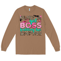 Toasted Coconut just a girl boss building her empire Long Sleeve Tee - texasbilliewilder