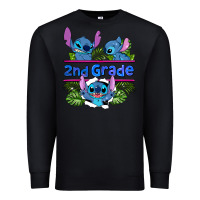 Black preview flower stitch 2nd grade Premium Sweatshirt - AdoDesignShop