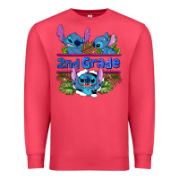 Cardinal preview flower stitch 2nd grade Premium Sweatshirt - AdoDesignShop