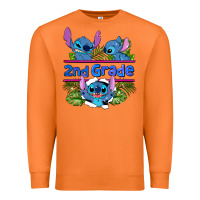 Carrot preview flower stitch 2nd grade Premium Sweatshirt - AdoDesignShop