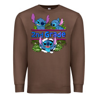Chestnut preview flower stitch 2nd grade Premium Sweatshirt - AdoDesignShop