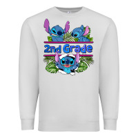 Dove Grey preview flower stitch 2nd grade Premium Sweatshirt - AdoDesignShop