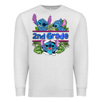 Oatmeal Heather preview flower stitch 2nd grade Premium Sweatshirt - AdoDesignShop