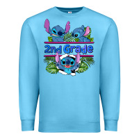 Ocean Blue preview flower stitch 2nd grade Premium Sweatshirt - AdoDesignShop