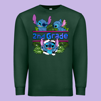 Preview Flower Stitch 2nd Grade Premium Sweatshirt Designed By Adodesignshop