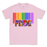 Bubblegum Pink barcode pride Classic Tee - texasbilliewilder