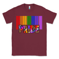 Burgundy barcode pride Classic Tee - texasbilliewilder