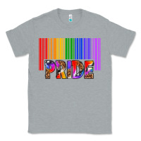 Heather Grey barcode pride Classic Tee - texasbilliewilder
