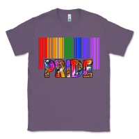 Lavender barcode pride Classic Tee - texasbilliewilder