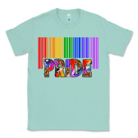 Seafoam barcode pride Classic Tee - texasbilliewilder