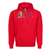 Red cupid vibes Zipper Hoodie - RanaPortraitStore