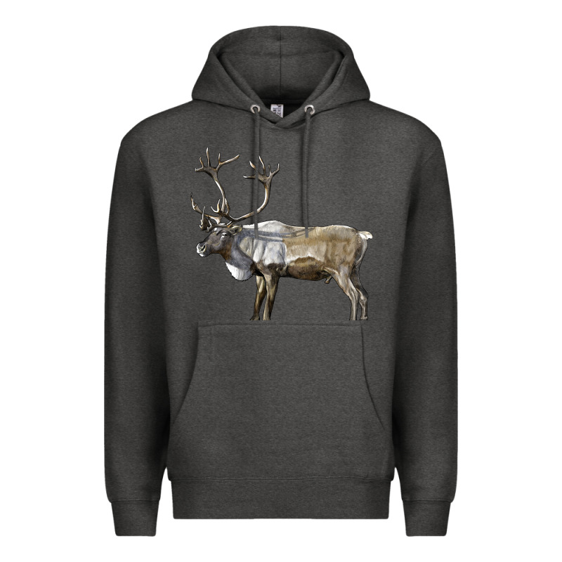 Reindeer Buck Deer Premium Hoodie by LillyAllenDesigns | Teevron