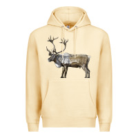 Pina Colada reindeer buck deer Premium Hoodie - LillyAllenDesigns