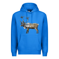 True Royal reindeer buck deer Premium Hoodie - LillyAllenDesigns