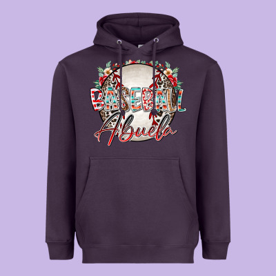 Baseball Abuela Heavyweight Hoodie Designed By Racoondesign