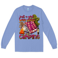 Just A Girl Who Loves Camping Long Sleeve Tee | Teevron
