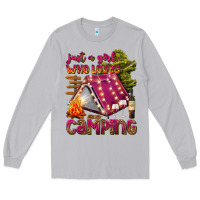Moon Dust just a girl who loves camping Long Sleeve Tee - texasbilliewilder