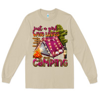 Mushroom just a girl who loves camping Long Sleeve Tee - texasbilliewilder
