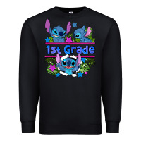 Black preview flower stitch 1st grade Premium Sweatshirt - AdoDesignShop