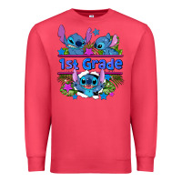 Cardinal preview flower stitch 1st grade Premium Sweatshirt - AdoDesignShop