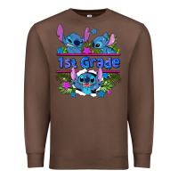 Chestnut preview flower stitch 1st grade Premium Sweatshirt - AdoDesignShop