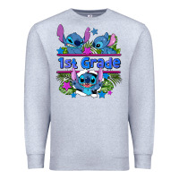 Heather Grey preview flower stitch 1st grade Premium Sweatshirt - AdoDesignShop